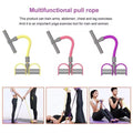 : Portable Lightweight Purple Fitness Pull Rope - Durable Resistance Bands for Home Workouts