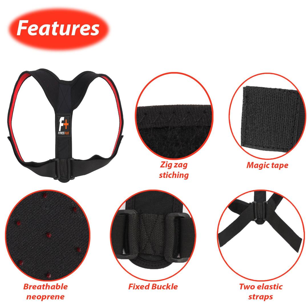 Adjustable 1 Pc Posture Corrector Belt - Lightweight & Breathable Support