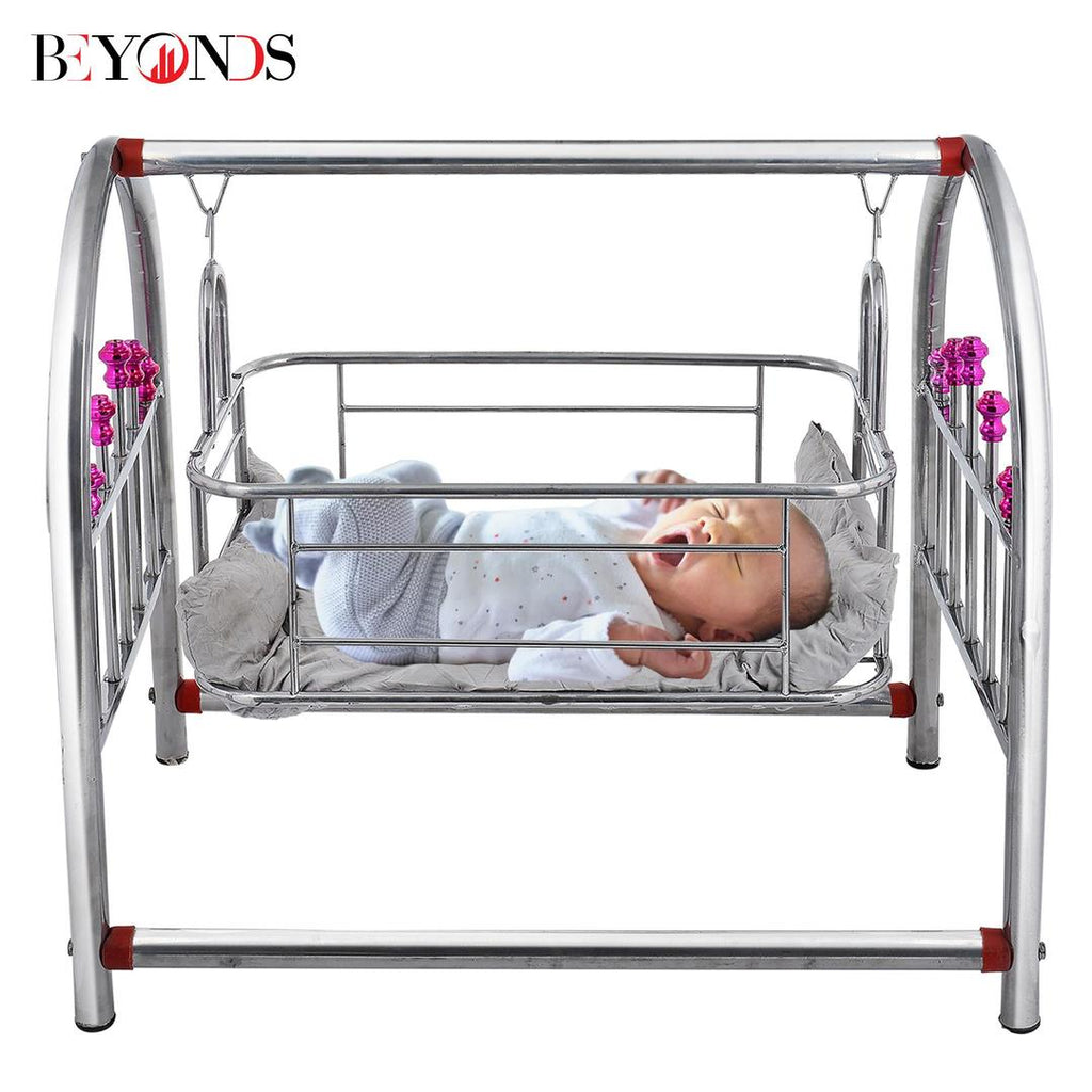 New Born Baby Swing Cradle With Cloth Heavy Guage