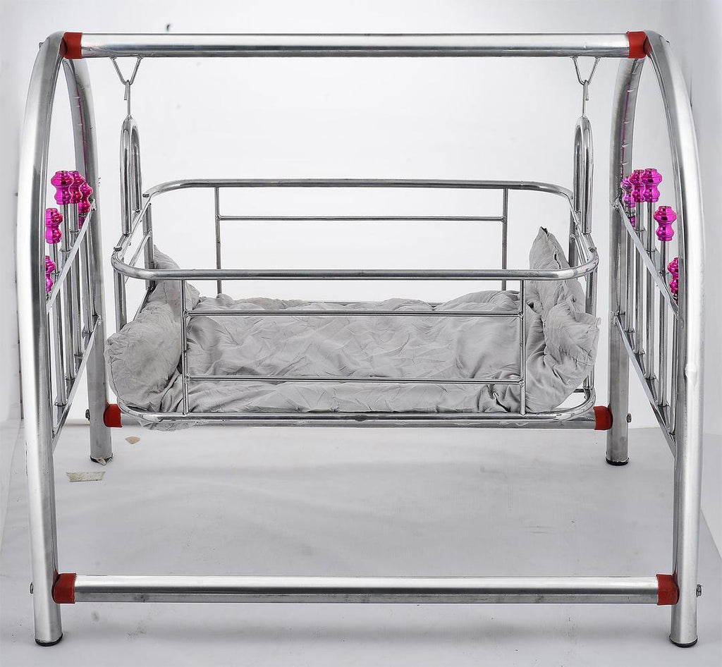 New Born Baby Swing Cradle With Cloth Heavy Guage