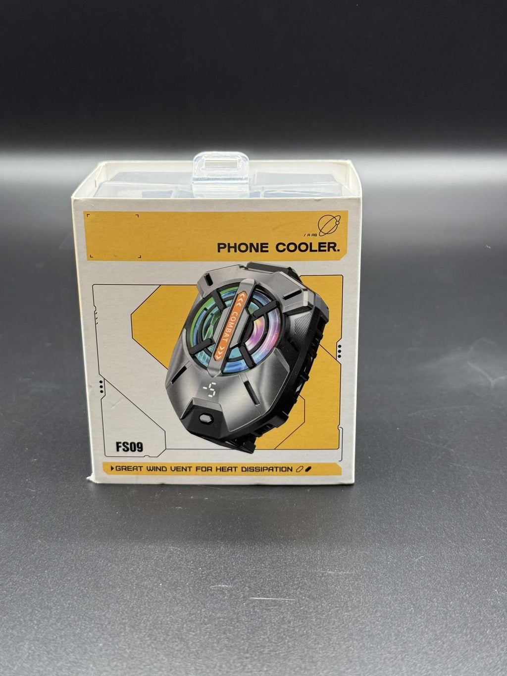 Black Mobile Phone Cooling Radiator - 1 Pcs