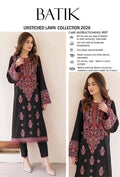 2 Pcs Women's Unstitched Embroidered Suit